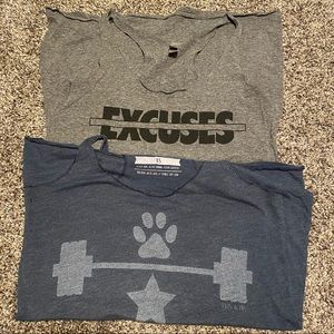 Lot of 2 CrossFit tanks